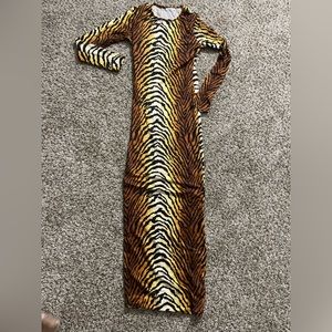 Maxi longsleeve bodycon dress